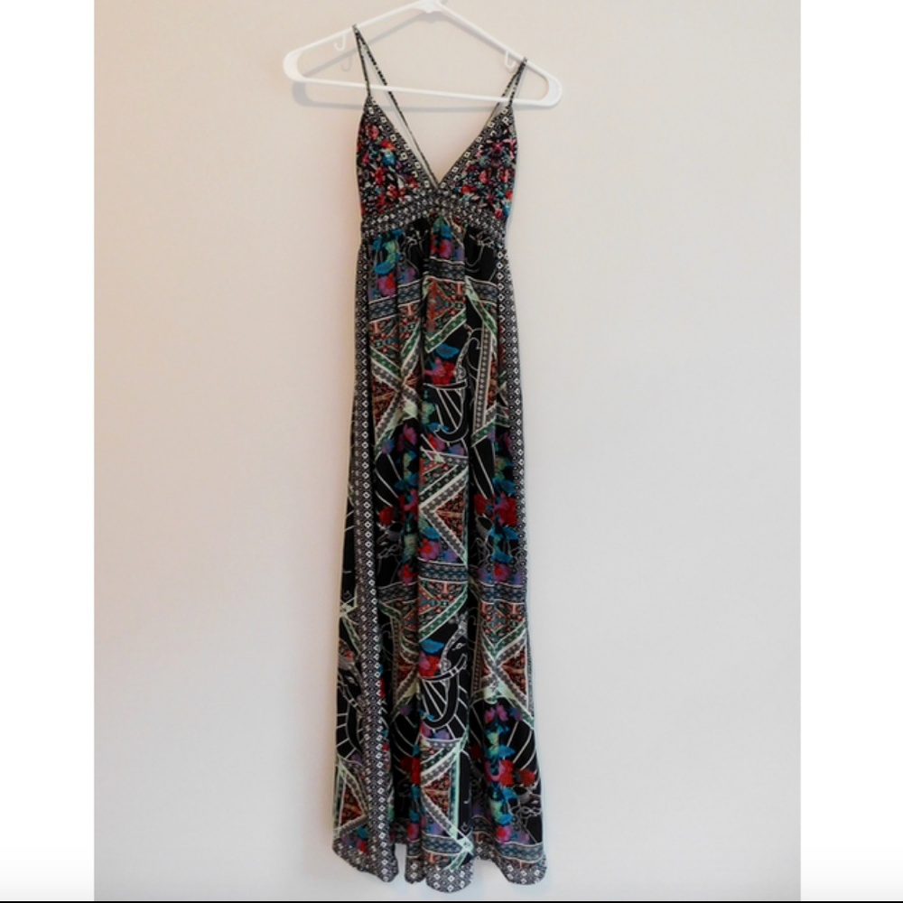 Patterned Maxi Dress